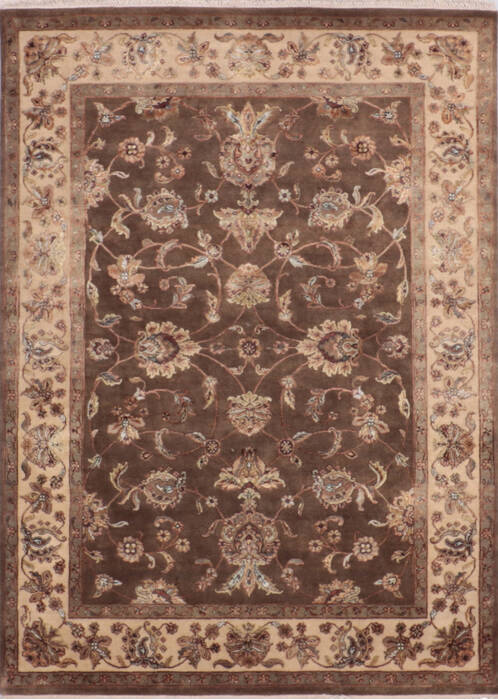 Jaipur Brown Hand Knotted 51 X 71 Area Rug 905-139978 Image 0