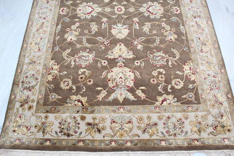 Jaipur Brown Hand Knotted 50 X 73 Area Rug 905-139979 Image 2