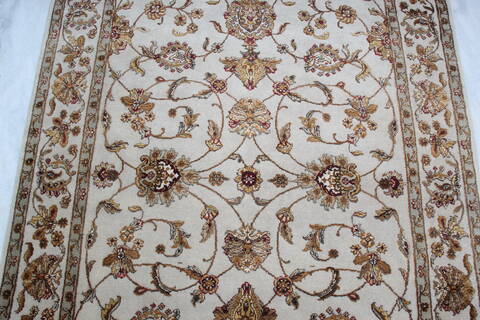 Jaipur White Hand Knotted 51 X 72 Area Rug 905-139980 Image 3