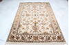 Jaipur White Hand Knotted 51 X 72  Area Rug 905-139980 Thumb 1