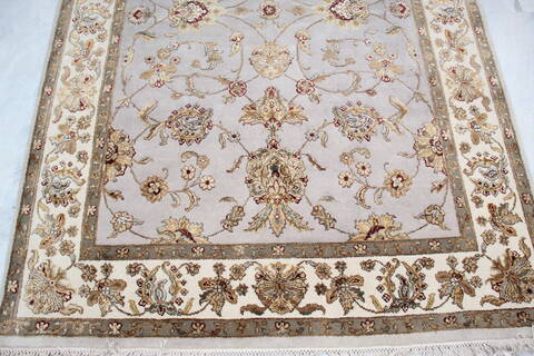 Jaipur Grey Hand Knotted 51 X 73 Area Rug 905-139981 Image 2