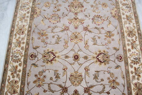 Jaipur Grey Hand Knotted 51 X 73 Area Rug 905-139981 Image 3