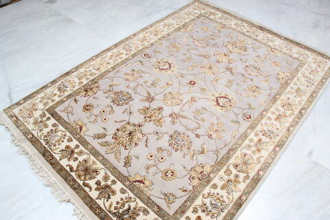 Jaipur Grey Hand Knotted 51 X 73 Area Rug 905-139981 Image 4