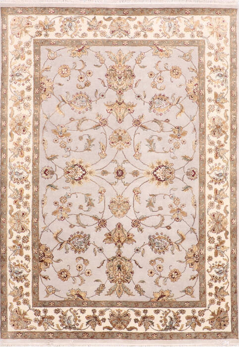 Jaipur Grey Hand Knotted 51 X 73 Area Rug 905-139981 Image 0