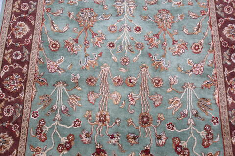 Jaipur Green Hand Knotted 410 X 71 Area Rug 905-139983 Image 3