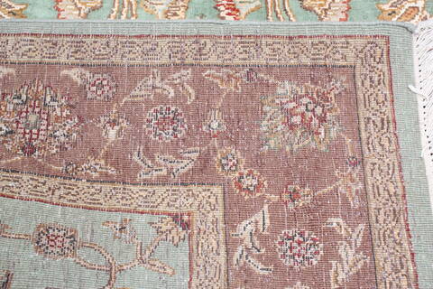 Jaipur Green Hand Knotted 410 X 71 Area Rug 905-139983 Image 6