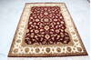 Jaipur Red Hand Knotted 50 X 71  Area Rug 905-139985 Thumb 1