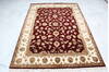 Jaipur Red Hand Knotted 50 X 71 Area Rug 905-139985 Thumb 1