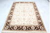 Jaipur White Hand Knotted 51 X 72  Area Rug 905-139986 Thumb 1