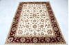 Jaipur White Hand Knotted 51 X 73  Area Rug 905-139987 Thumb 5