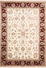 Jaipur White Hand Knotted 51 X 73  Area Rug 905-139987 Thumb 0