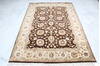 Jaipur Brown Hand Knotted 411 X 72  Area Rug 905-139988 Thumb 1