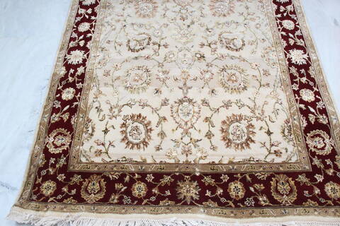 Jaipur White Hand Knotted 410 X 72 Area Rug 905-139989 Image 2
