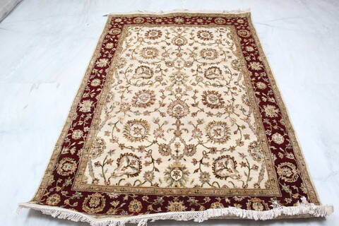 Jaipur White Hand Knotted 410 X 72 Area Rug 905-139989 Image 3