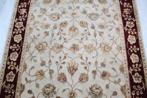 Jaipur White Hand Knotted 411 X 72 Area Rug 905-139993 Image 3