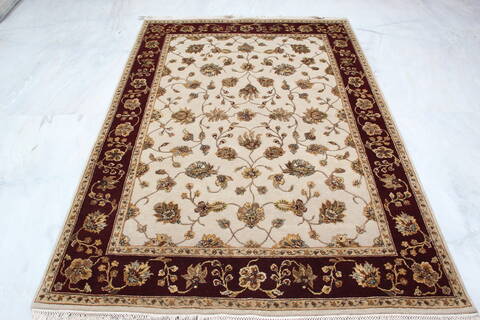 Jaipur White Hand Knotted 411 X 72 Area Rug 905-139993 Image 5