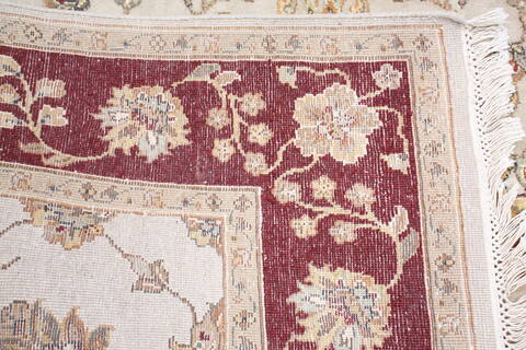 Jaipur White Hand Knotted 411 X 72 Area Rug 905-139993 Image 6