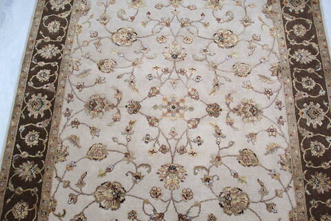Jaipur Beige Hand Knotted 51 X 70 Area Rug 905-139994 Image 3