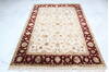 Jaipur White Hand Knotted 51 X 72 Area Rug 905-139996 Thumb 1