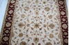 Jaipur White Hand Knotted 51 X 72 Area Rug 905-139996 Thumb 3