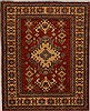Kazak Red Square Hand Knotted 36 X 43  Area Rug 251-14012 Thumb 0