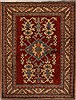 Kazak Red Square Hand Knotted 36 X 46  Area Rug 251-14015 Thumb 0