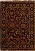 Agra Red Hand Knotted 52 X 71  Area Rug 251-14078 Thumb 0