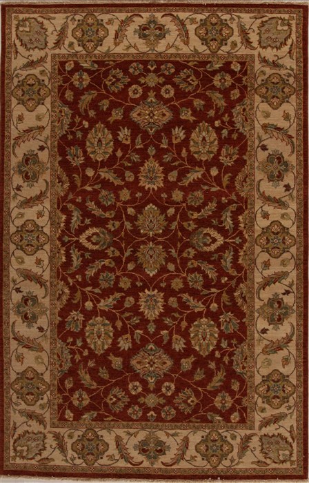 Ziegler Red Hand Knotted 511 X 91 Area Rug 251-14082 Image 0