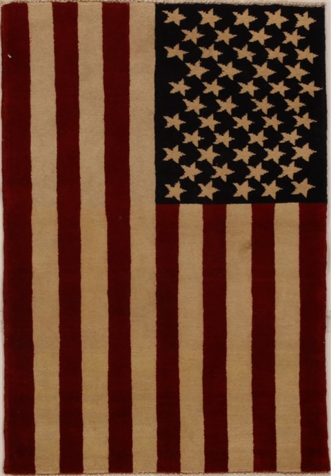 Pishavar Multicolor Hand Knotted 24 X 36  Area Rug 251-14088 Image 0