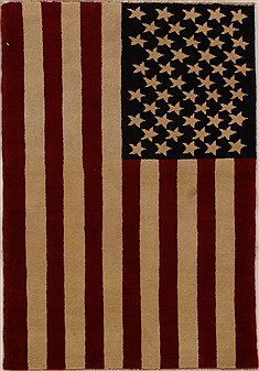 Pakistani Pishavar Multicolor Rectangle 2x4 ft Wool Carpet 14088
