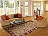 Pishavar Beige Hand Knotted 62 X 810 Area Rug 251-14117 Thumb 4
