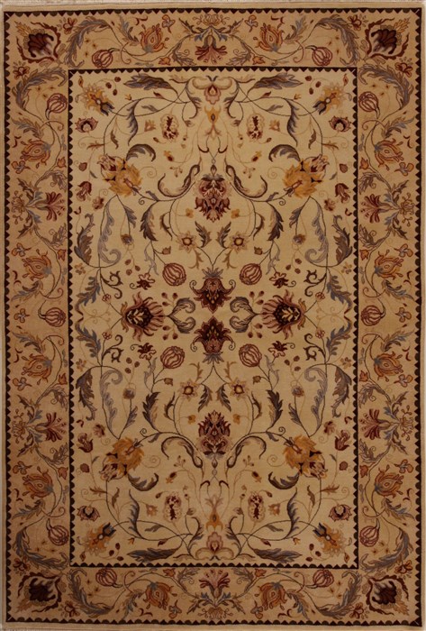 Ziegler Beige Hand Knotted 60 X 810 Area Rug 251-14122 Image 0