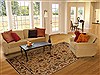 Ziegler Beige Hand Knotted 61 X 89 Area Rug 251-14123 Thumb 4