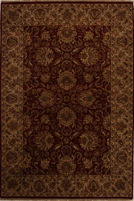 Ziegler Red Hand Knotted 61 X 91 Area Rug 251-14127 Image 0