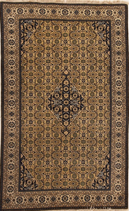 Ardebil Beige Hand Knotted 56 X 811  Area Rug 251-14128 Image 0