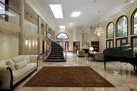 Agra Beige Hand Knotted 61 X 93 Area Rug 251-14130 Image 1