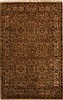 Agra Beige Hand Knotted 61 X 93  Area Rug 251-14130 Thumb 0