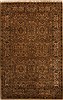 Agra Beige Hand Knotted 61 X 93  Area Rug 251-14130 Thumb 0