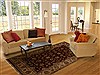 Agra Red Hand Knotted 61 X 93 Area Rug 251-14131 Thumb 4