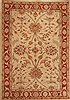 Pishavar Beige Hand Knotted 59 X 86  Area Rug 251-14132 Thumb 0