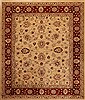 Pishavar Beige Square Hand Knotted 68 X 79  Area Rug 251-14149 Thumb 0