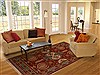 Indo-Nepal Red Hand Knotted 59 X 811  Area Rug 251-14151 Thumb 4