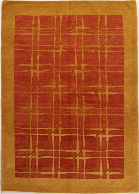 Pishavar Red Hand Knotted 510 X 82  Area Rug 251-14154 Image 0