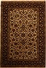 Kashan Beige Hand Knotted 60 X 811  Area Rug 251-14157 Thumb 0