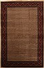 Hamedan Beige Hand Knotted 511 X 811  Area Rug 251-14158 Thumb 0