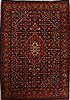 Sarouk Blue Hand Knotted 80 X 116  Area Rug 251-14166 Thumb 0