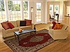 Tabriz Red Hand Knotted 82 X 110 Area Rug 251-14168 Thumb 4