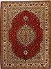 Tabriz Red Hand Knotted 82 X 110 Area Rug 251-14168 Thumb 0