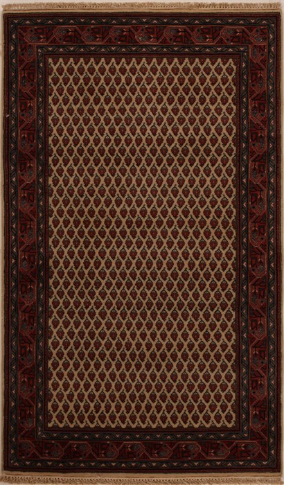 Hamedan Beige Hand Knotted 30 X 411 Area Rug 251-14199 Image 0