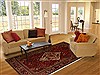 Lilihan Red Hand Knotted 77 X 104 Area Rug 251-14229 Thumb 4